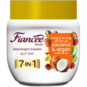 FIANCEE 7 IN 1 COCONUT & ARGAN HAMMAM CREAM HAIR MASK FOR LONG & STRONG HAIR 450 ML